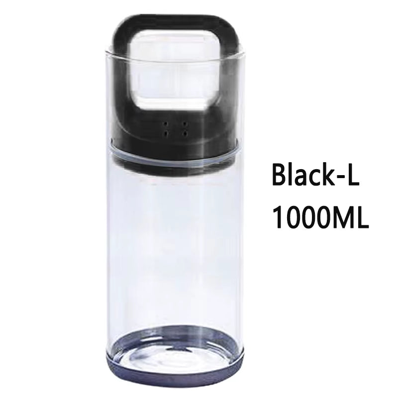 Coffee Beans Vacuum Sealed Tanks Kitchen Food Storage Clear Glass Container Tea Moisture-Proof Canister Home Fresh Keeping Cans