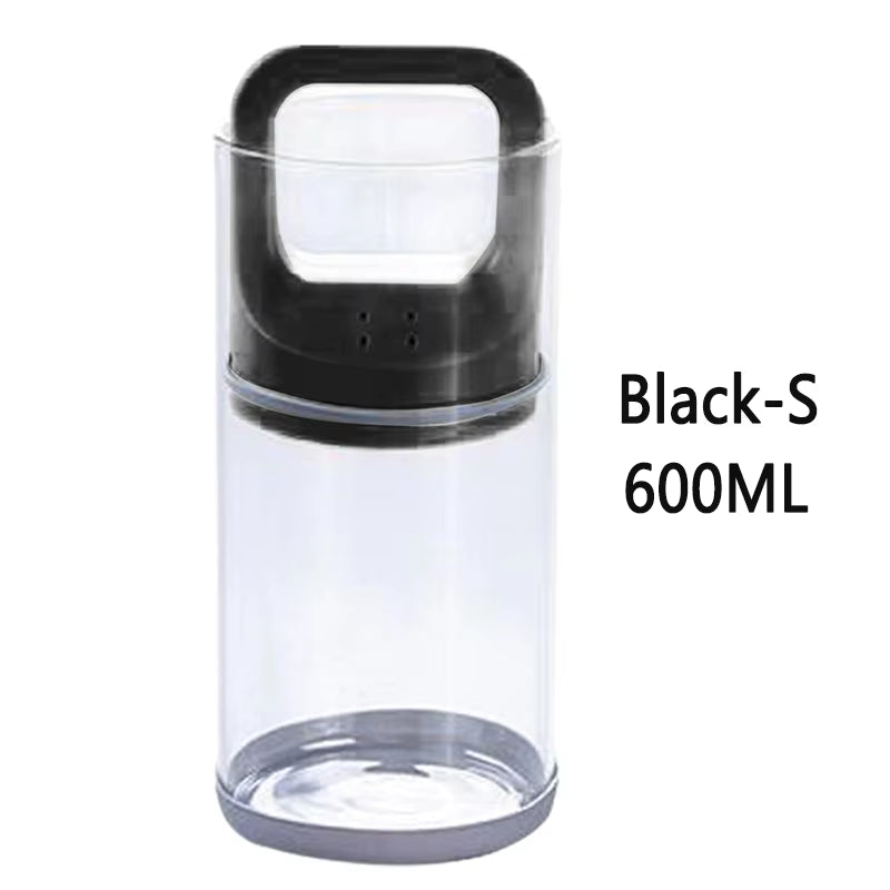 Coffee Beans Vacuum Sealed Tanks Kitchen Food Storage Clear Glass Container Tea Moisture-Proof Canister Home Fresh Keeping Cans