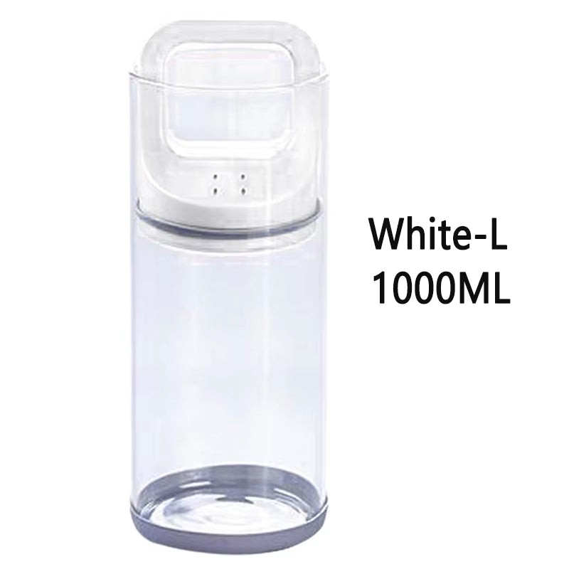 Coffee Beans Vacuum Sealed Tanks Kitchen Food Storage Clear Glass Container Tea Moisture-Proof Canister Home Fresh Keeping Cans