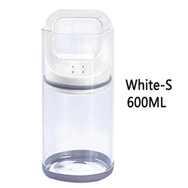 Coffee Beans Vacuum Sealed Tanks Kitchen Food Storage Clear Glass Container Tea Moisture-Proof Canister Home Fresh Keeping Cans